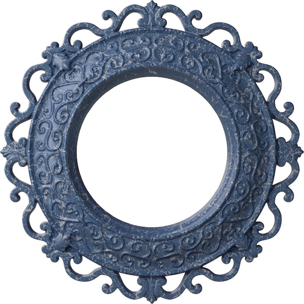 Ekena Millwork Orrington Medallion (Canopies up to 6 5/8"), 13 1/4"OD x 6 5/8"ID x 1 1/8"P, Americana Crackle CM13ORAMC - main